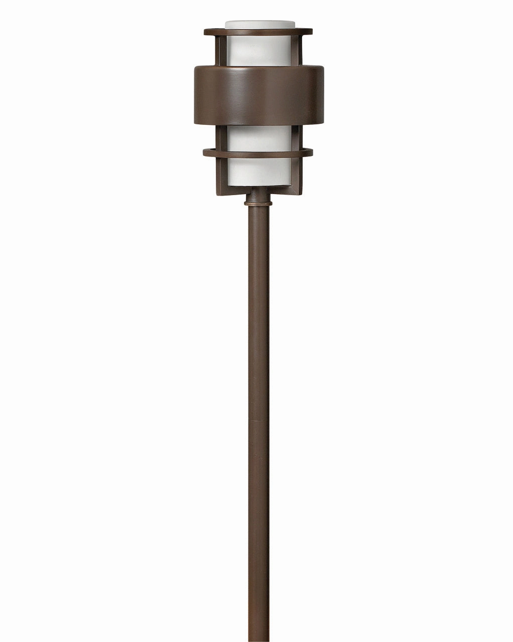 Saturn LED Path Light Metro BronzeDecorative outdoor post lights