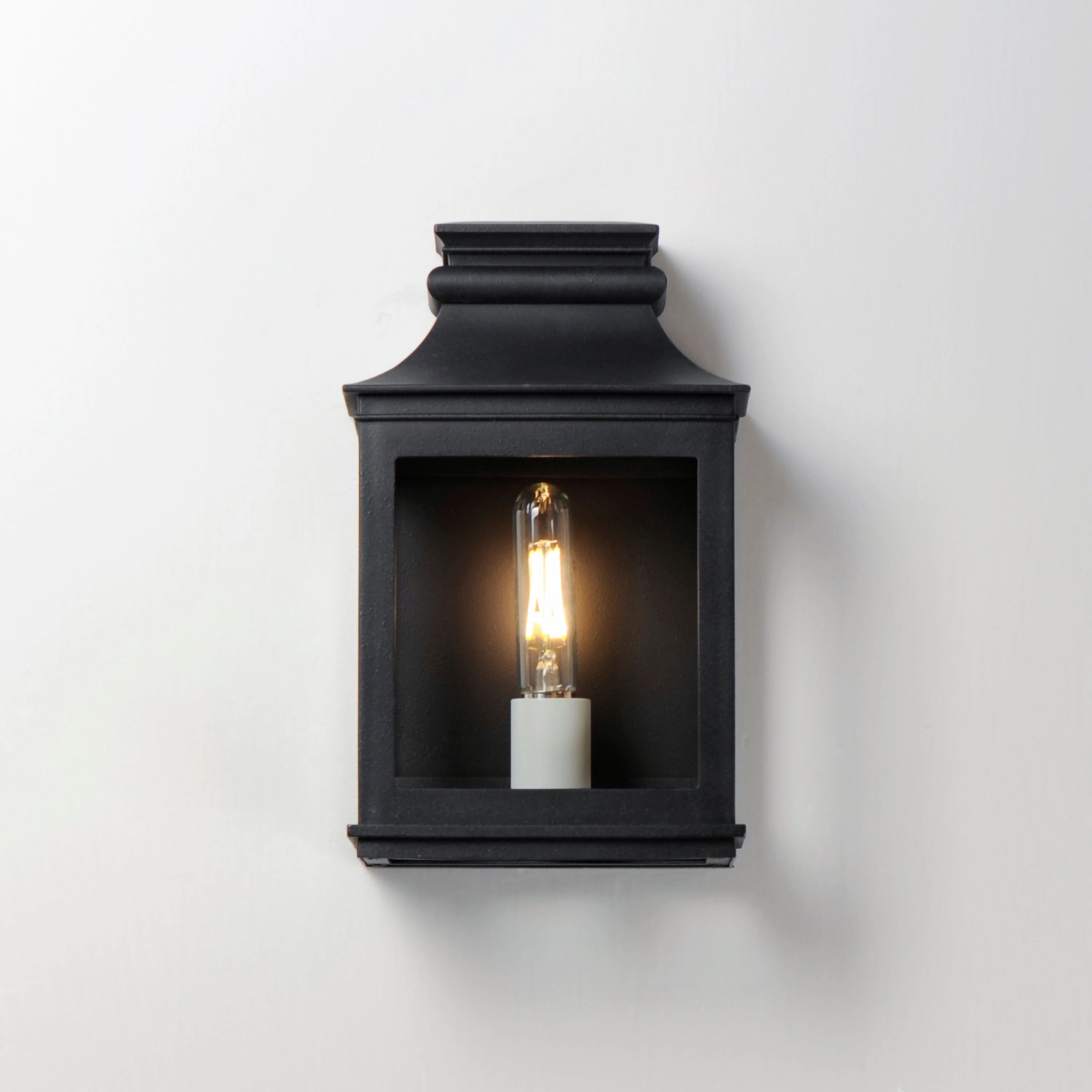 Savannah VX One Light Outdoor Wall Sconce Black Oxide