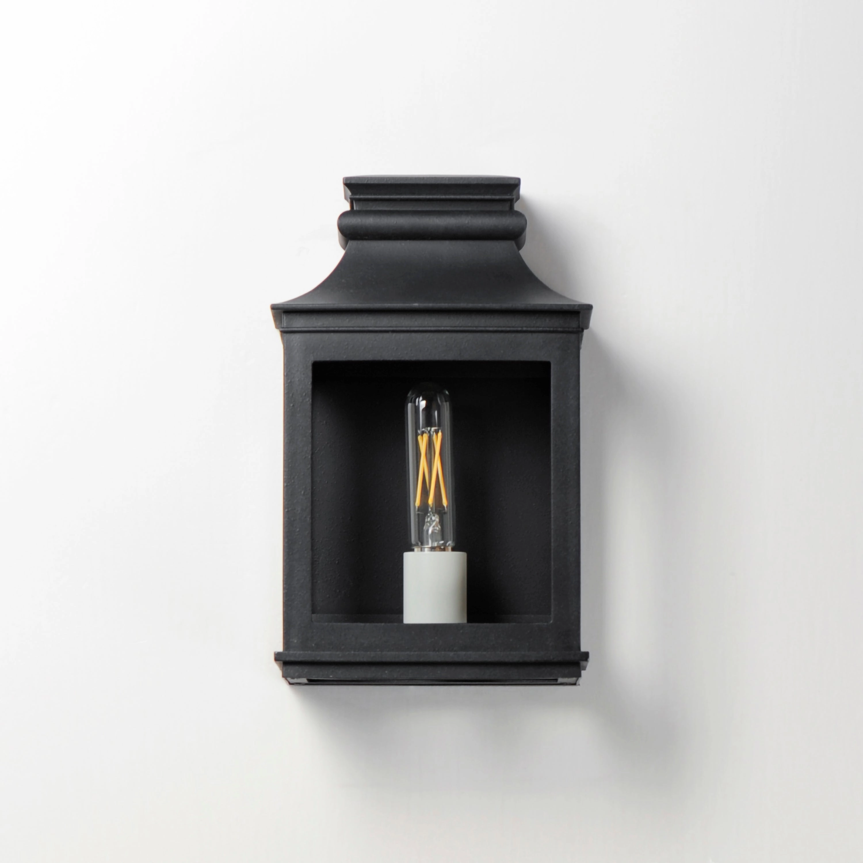 Savannah VX One Light Outdoor Wall Sconce Black Oxide