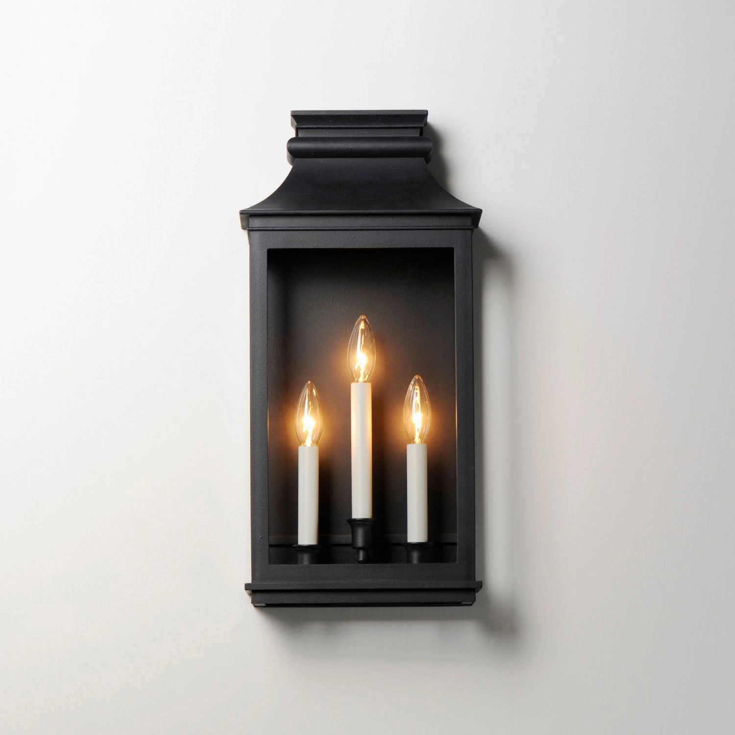 Savannah VX Three Light Outdoor Wall Sconce Black Oxide