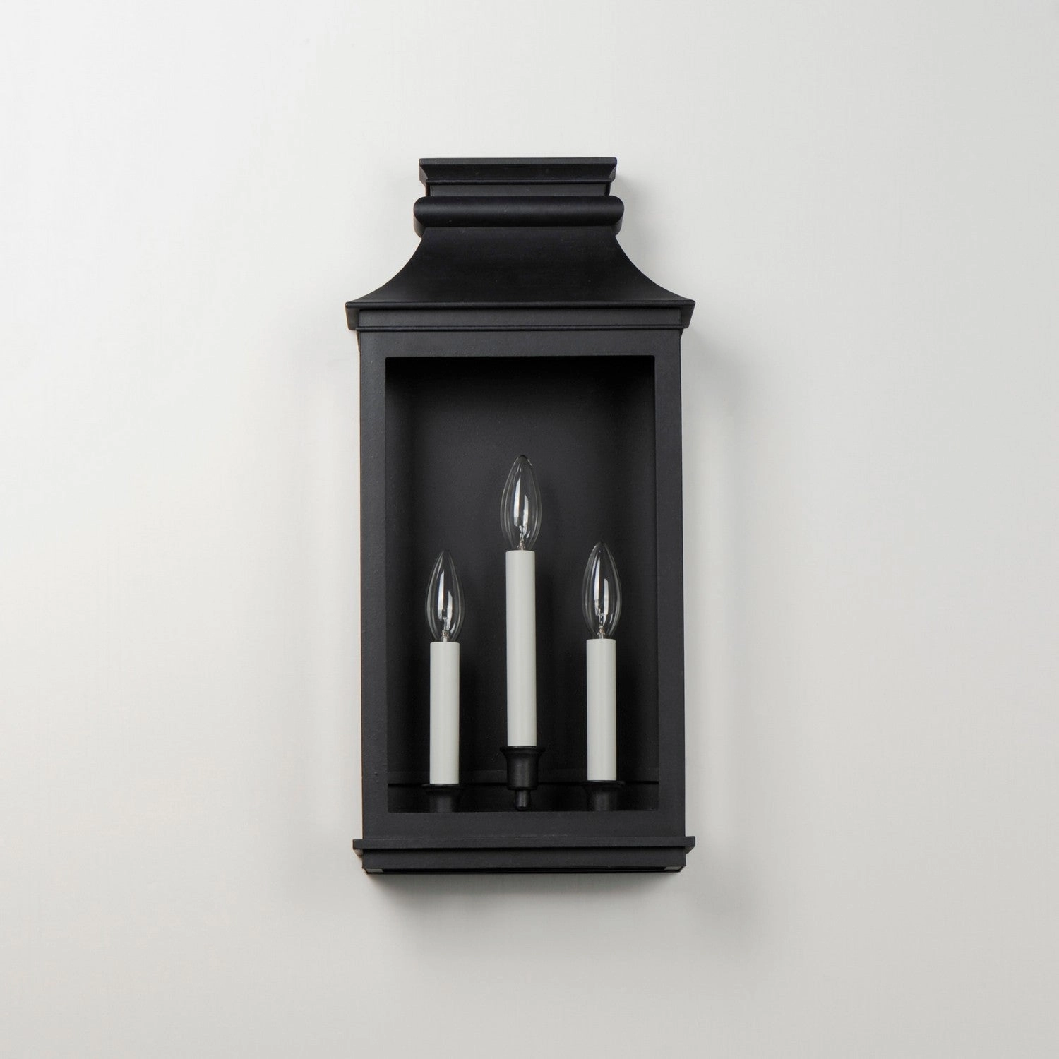 Savannah VX Three Light Outdoor Wall Sconce Black Oxide