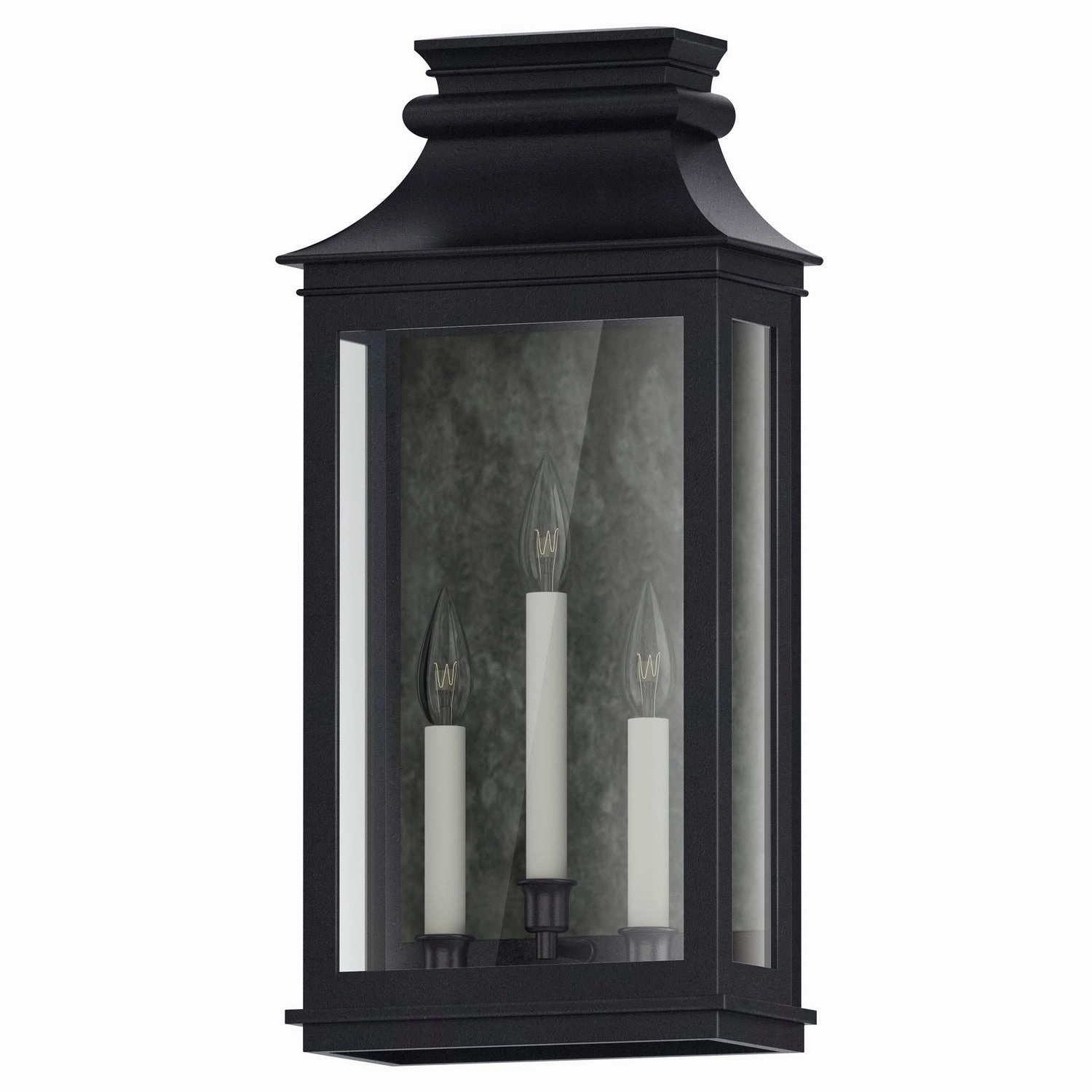 Savannah VX Three Light Outdoor Wall Sconce Black OxideOutdoor wall sconces with motion sensor