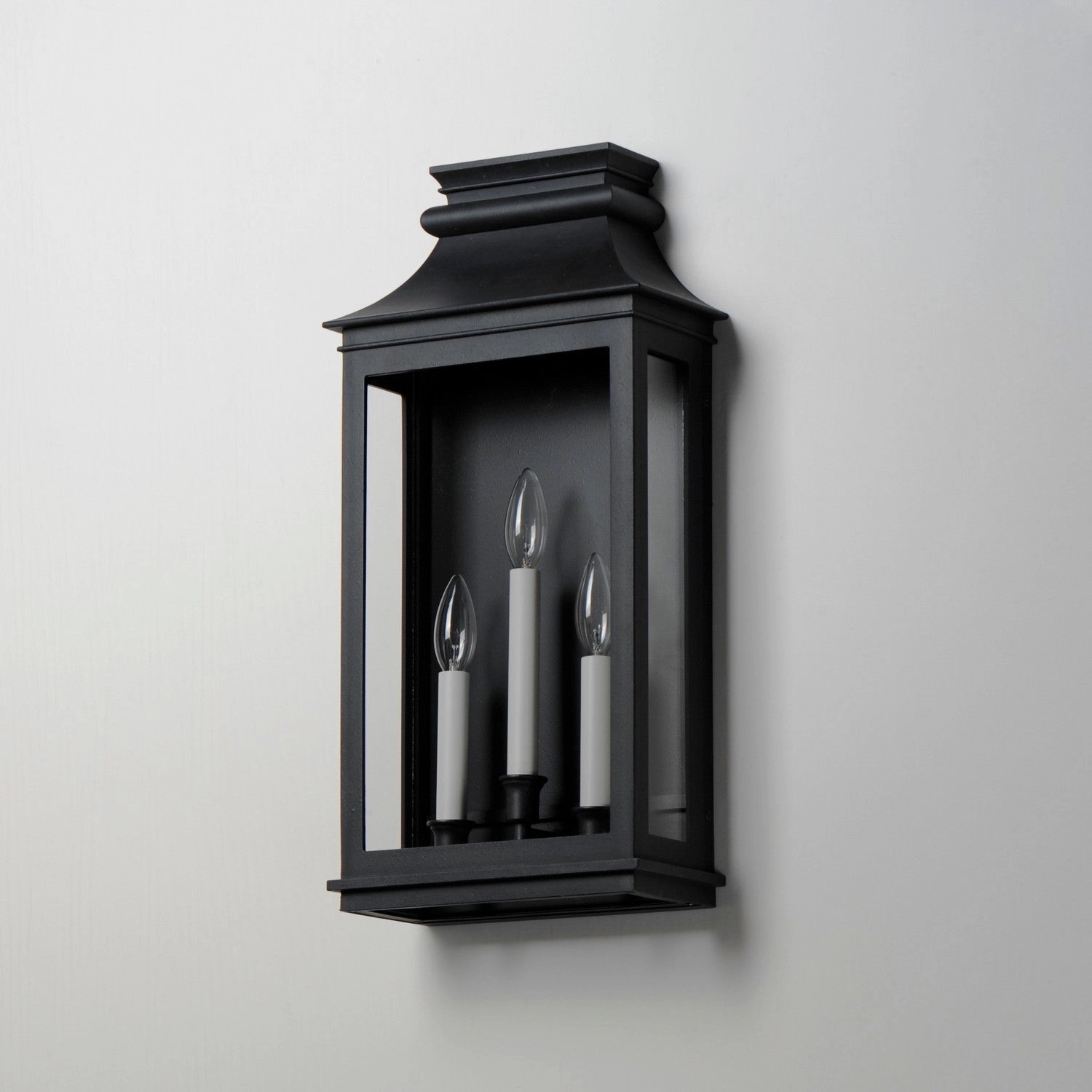 Savannah VX Three Light Outdoor Wall Sconce Black Oxide