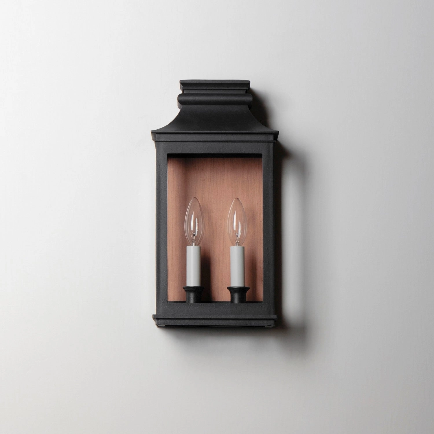 Savannah VX Two Light Outdoor Wall Sconce Antique Copper / Black Oxide