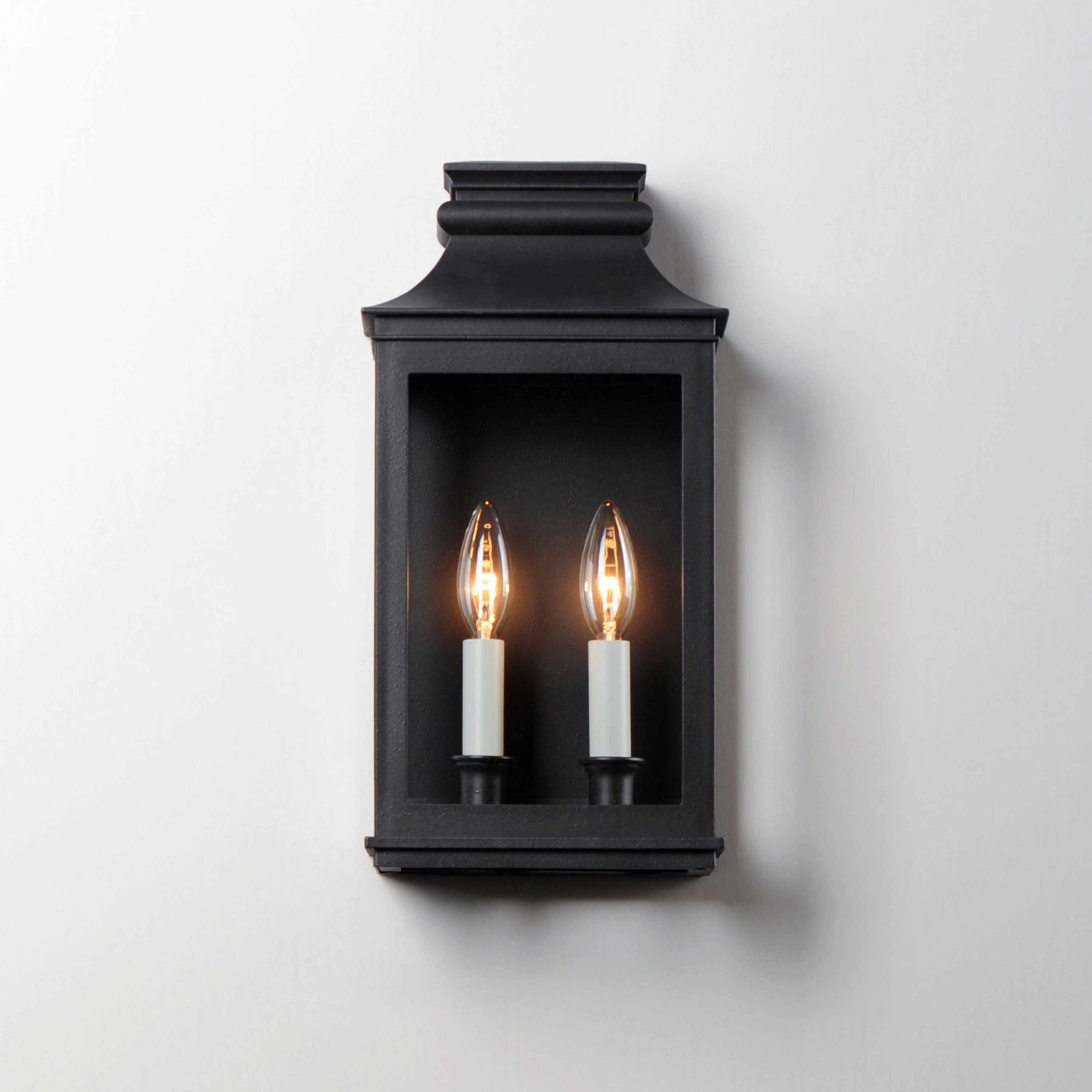Savannah VX Two Light Outdoor Wall Sconce Black Oxide