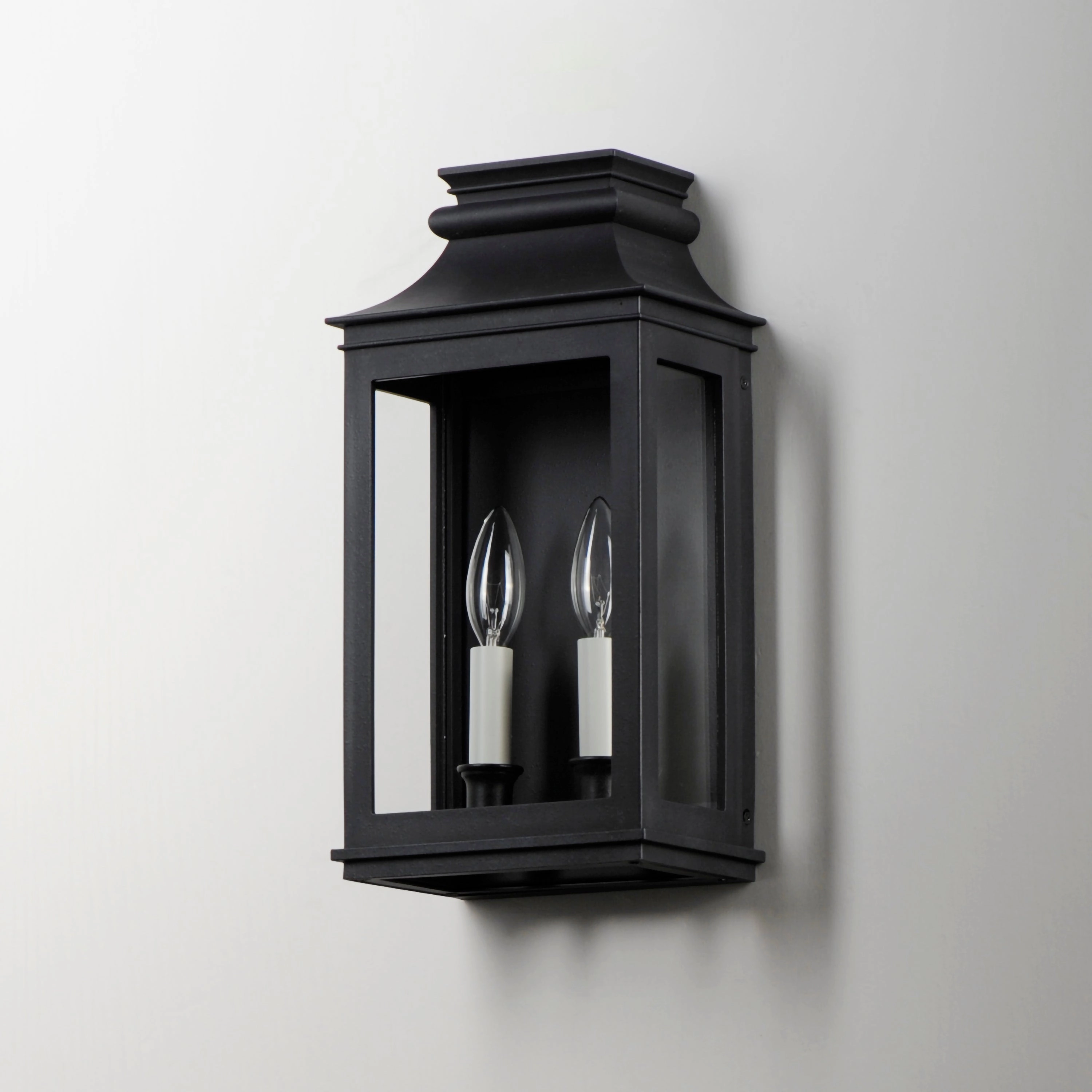 Savannah VX Two Light Outdoor Wall Sconce Black Oxide