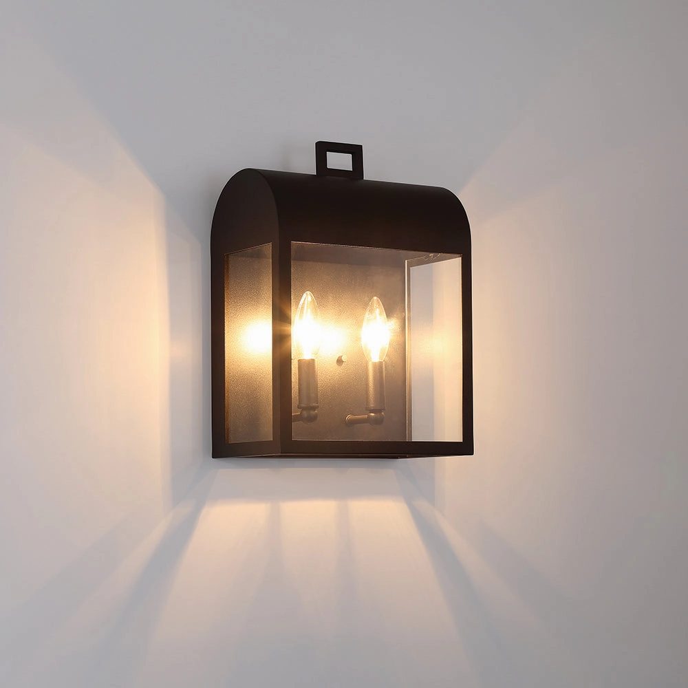 Sawyer 14" 2 Light Outdoor Wall Light