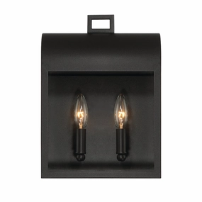 Sawyer 14" 2 Light Outdoor Wall LightWeatherproof outdoor lighting