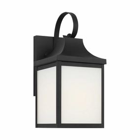 Say brook One Light Outdoor Lantern Textured BlackOutdoor wall sconces with motion sensor