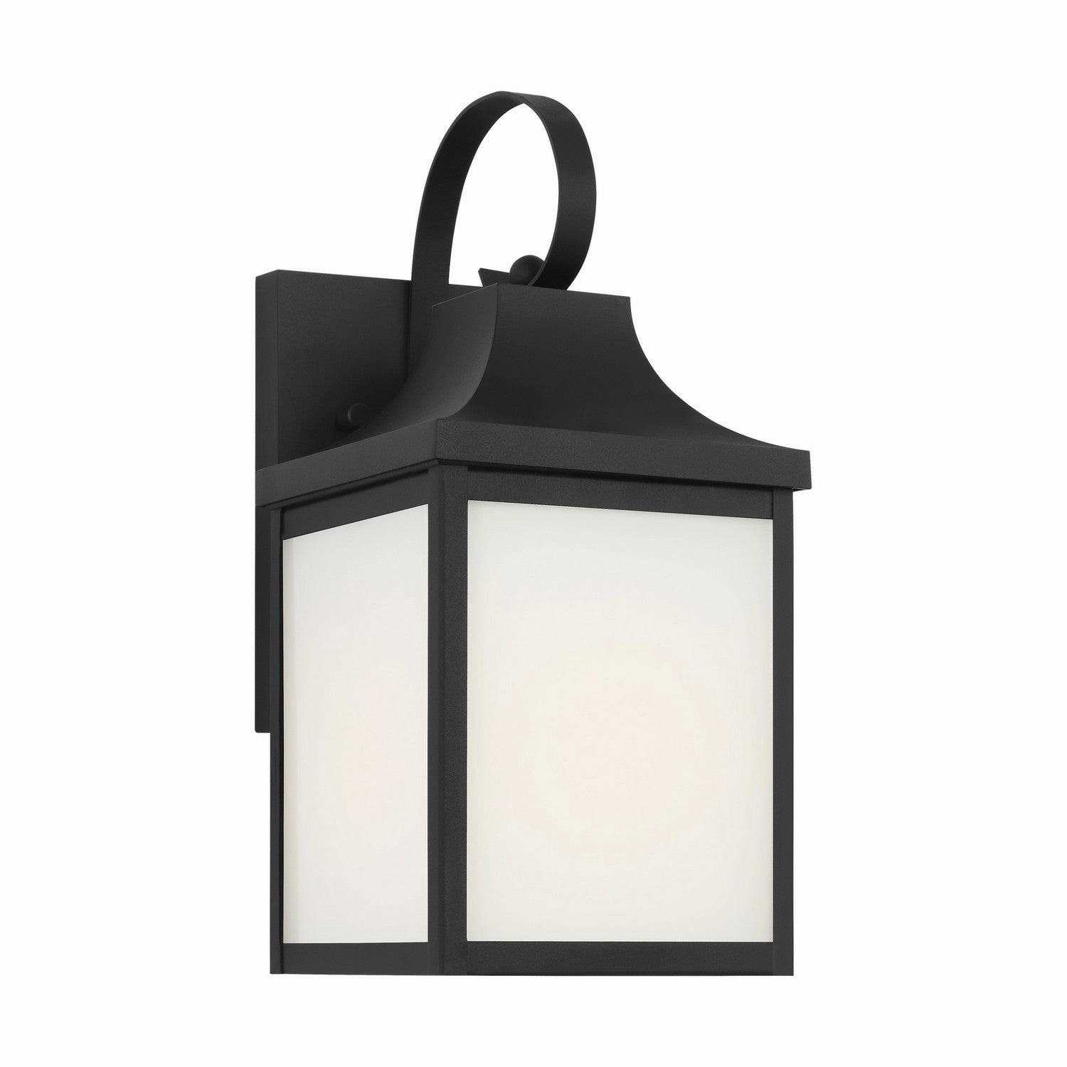 Say brook One Light Outdoor Lantern Textured BlackOutdoor wall sconces with motion sensor
