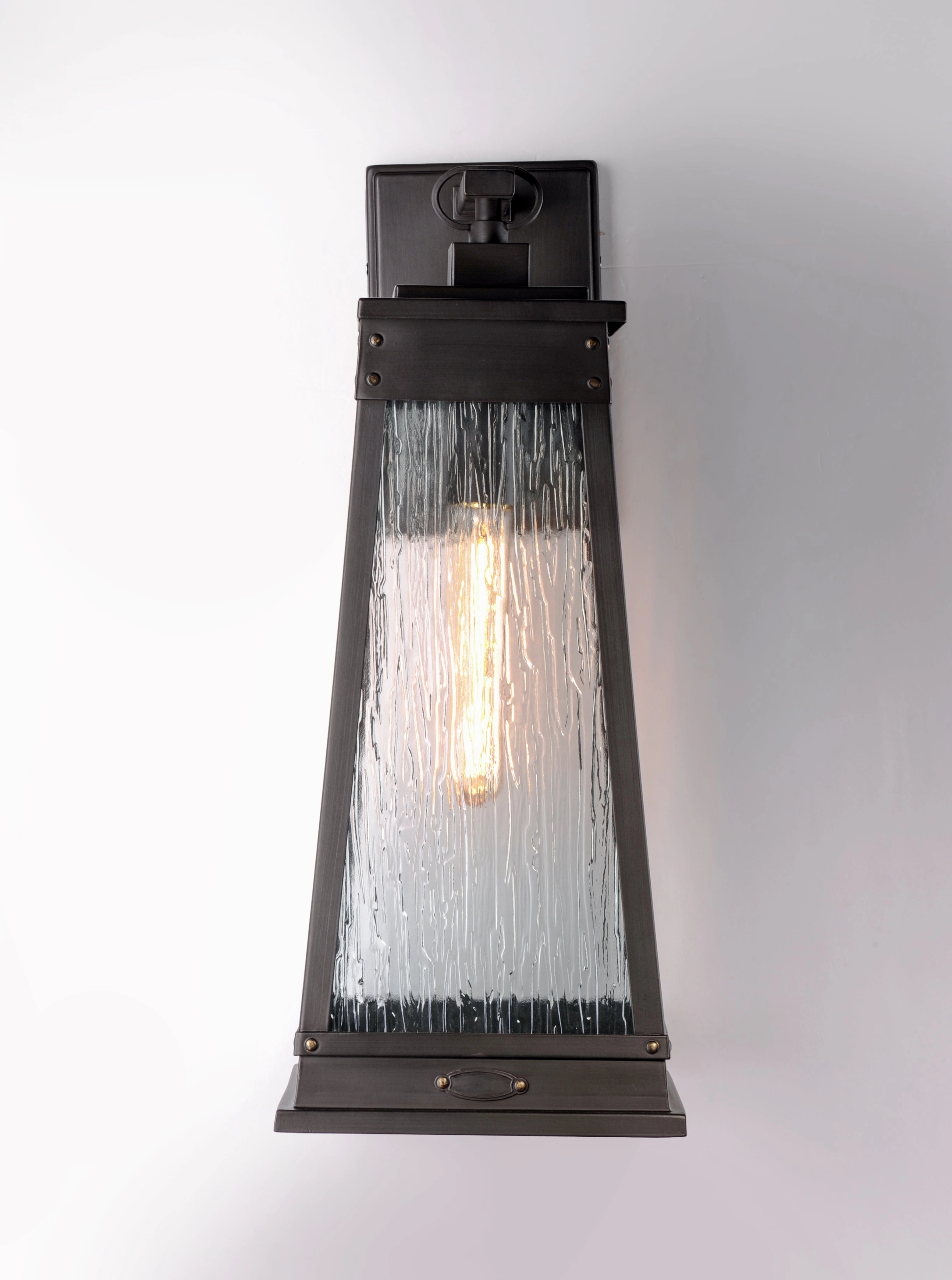 Schooner One Light Outdoor Wall Lantern Olde Brass