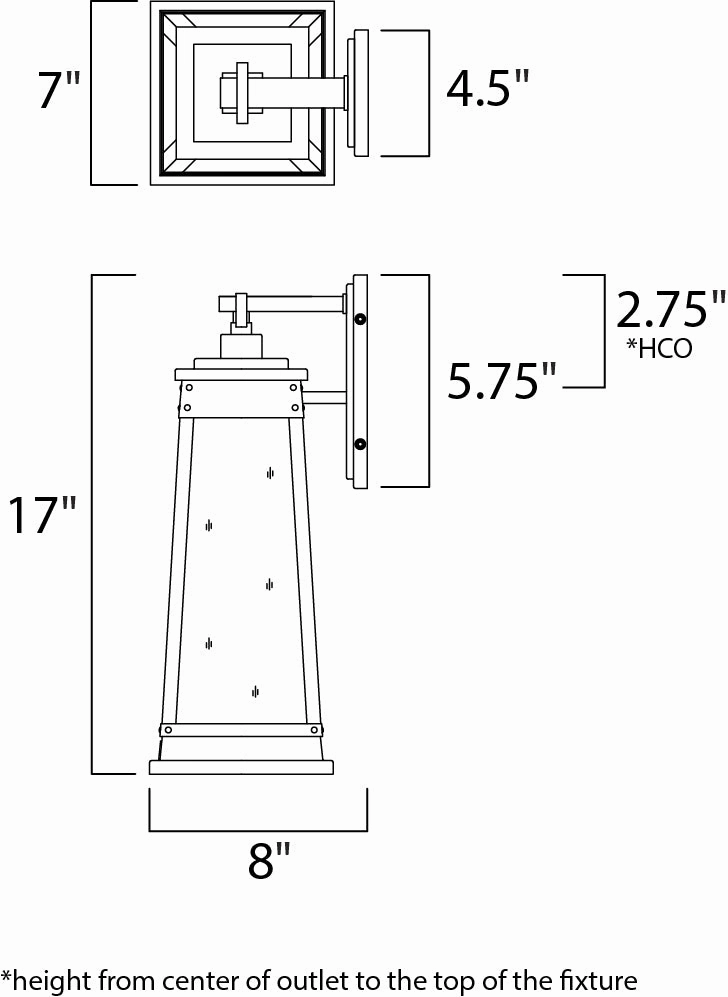 Schooner One Light Outdoor Wall Lantern Olde Brass