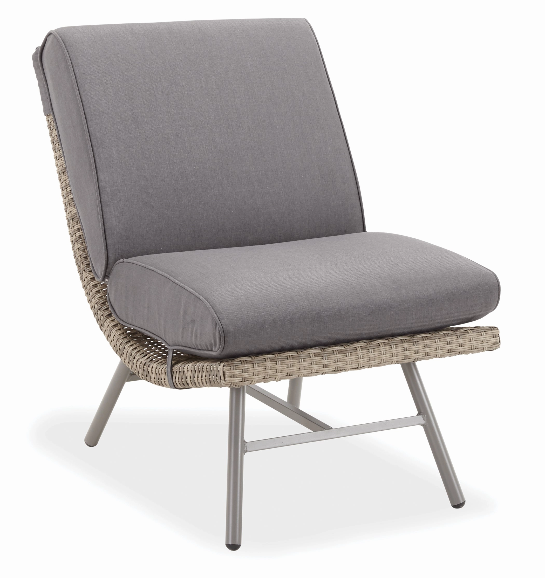 Scoop Armless Lounge Chair - Greyoutdoor patio furniture set