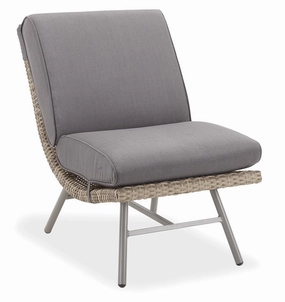 Scoop Armless Lounge Chair - Greyoutdoor patio furniture set