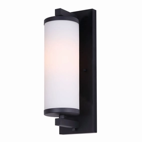 Seager One Light Outdoor Lantern BlackOutdoor wall sconces with motion sensor