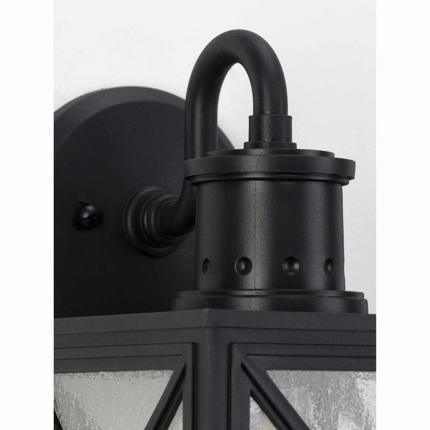 Seagrove One Light Wall Lantern Black