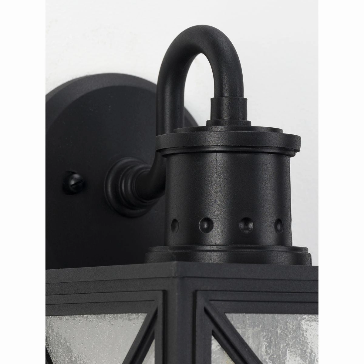 Seagrove One Light Wall Lantern Black