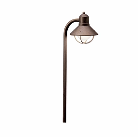 Seaside One Light Path & Spread Olde BrickDecorative outdoor post lights