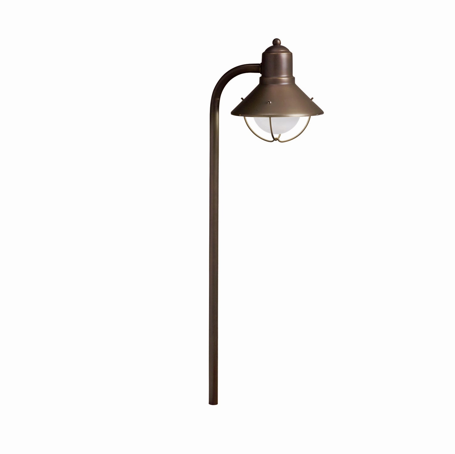 Seaside One Light Path & Spread Olde BronzeDecorative outdoor post lights