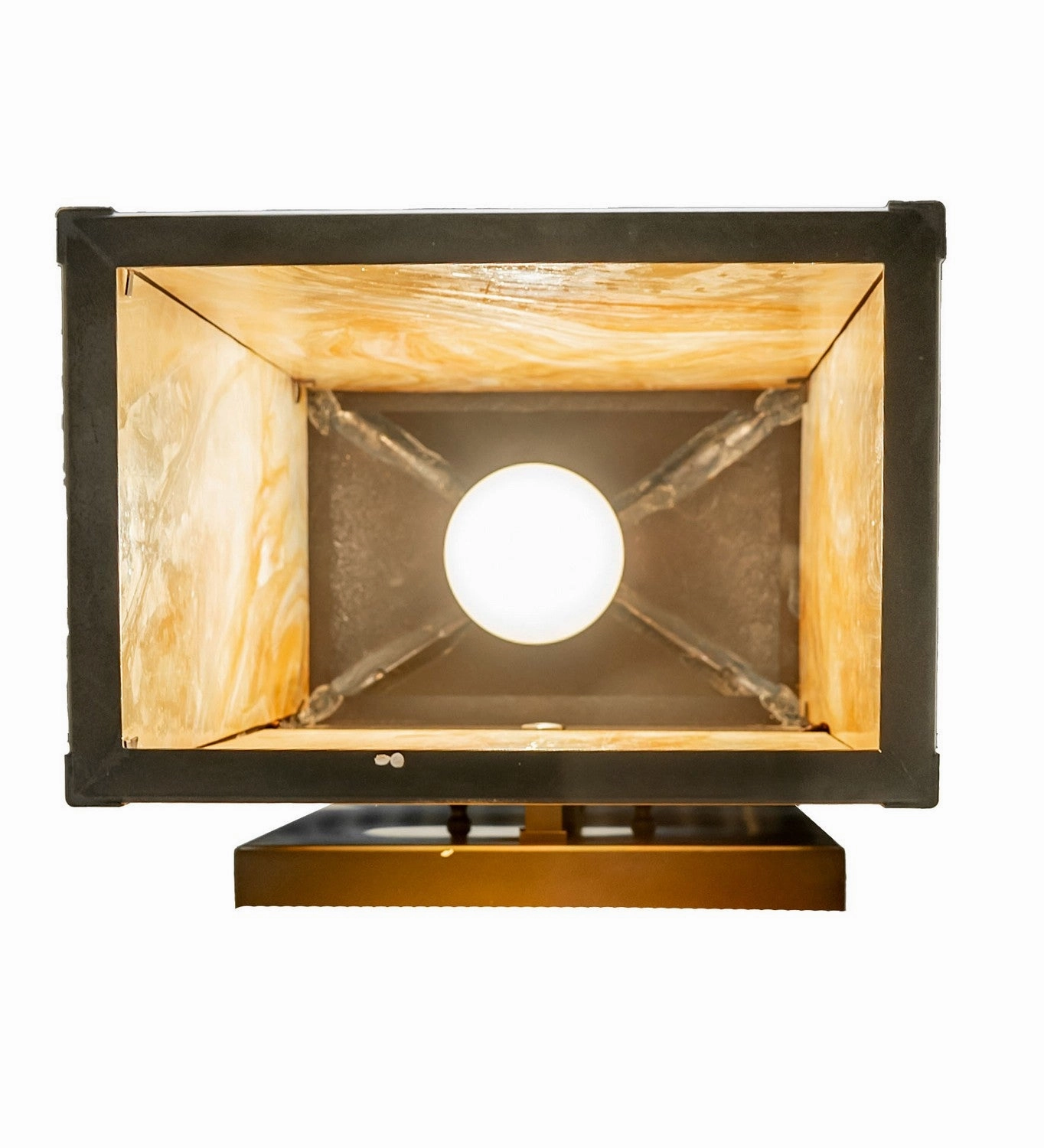 Seneca One Light Wall Sconce Craftsman Brown