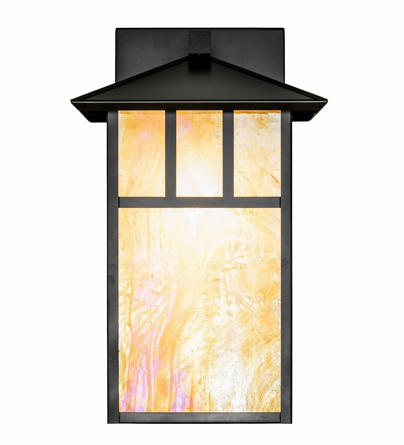 Seneca One Light Wall Sconce Craftsman Brown