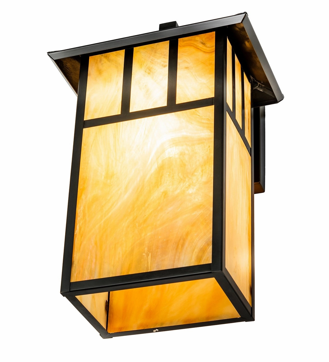 Seneca One Light Wall Sconce Craftsman Brown