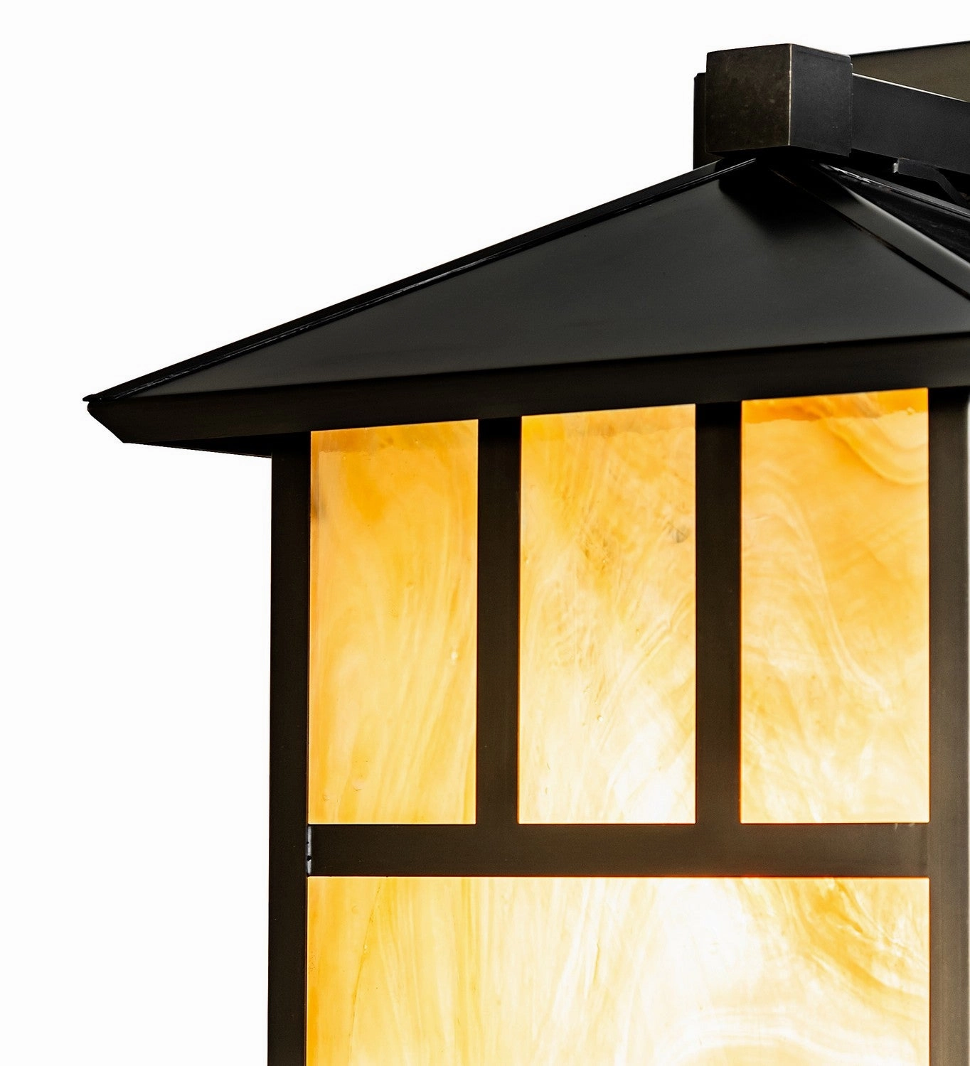 Seneca One Light Wall Sconce Craftsman Brown