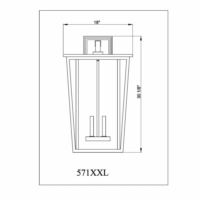 Seoul 4-Light Outdoor Wall Light