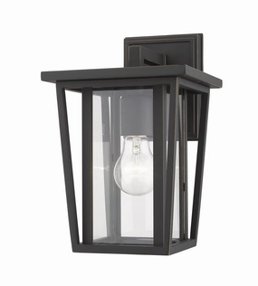 Seoul One Light Outdoor Wall Light Oil Rubbed BronzeOutdoor wall sconces with motion sensor