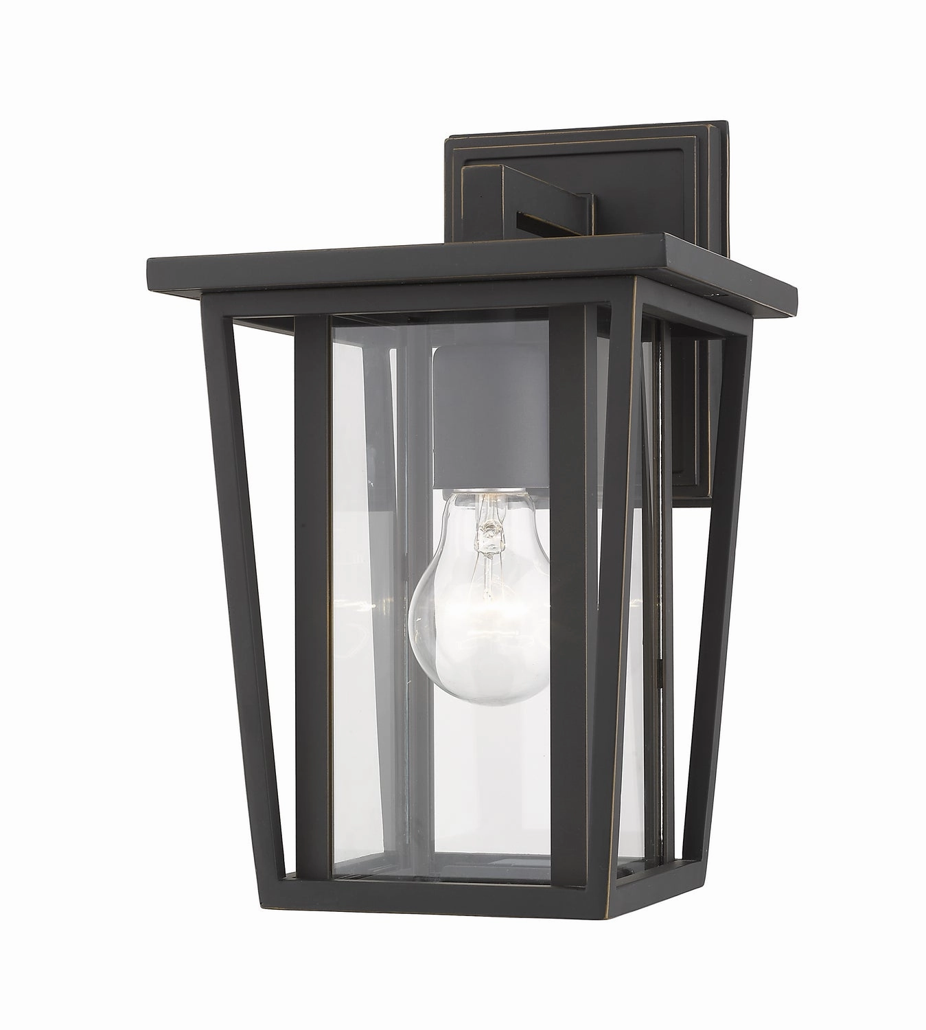 Seoul One Light Outdoor Wall Light Oil Rubbed BronzeOutdoor wall sconces with motion sensor