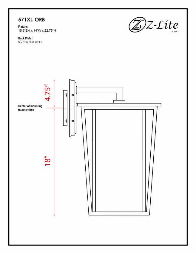 Seoul Three Light Outdoor Wall Light Oil Rubbed Bronze