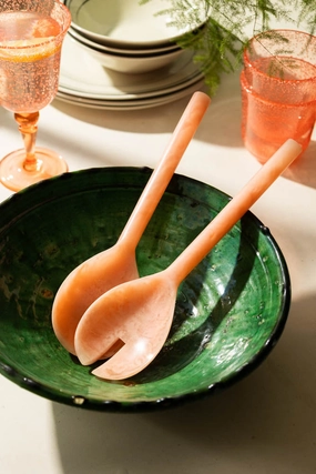 Set Of Picnic Salad Servers In Pinkoutdoor garden decorative ornaments