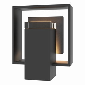 Shadow Box Small Outdoor Sconce with SlateWeatherproof outdoor lighting