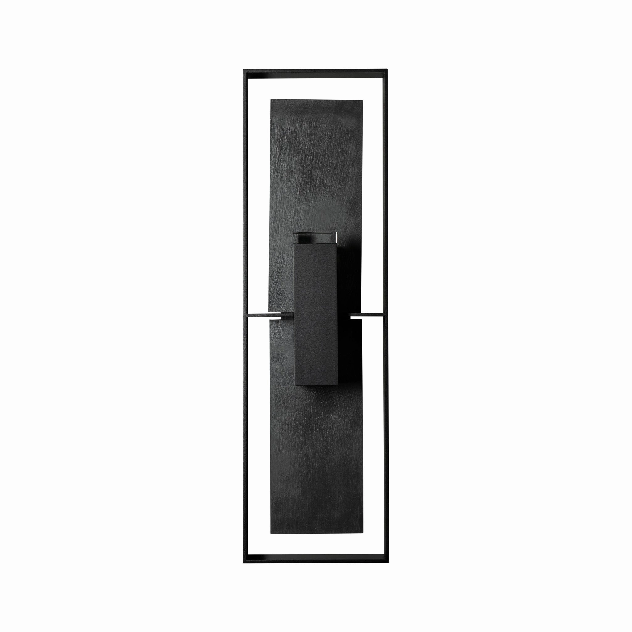 Shadow Box Tall w/Slate Dark Sky Friendly Outdoor Sconce