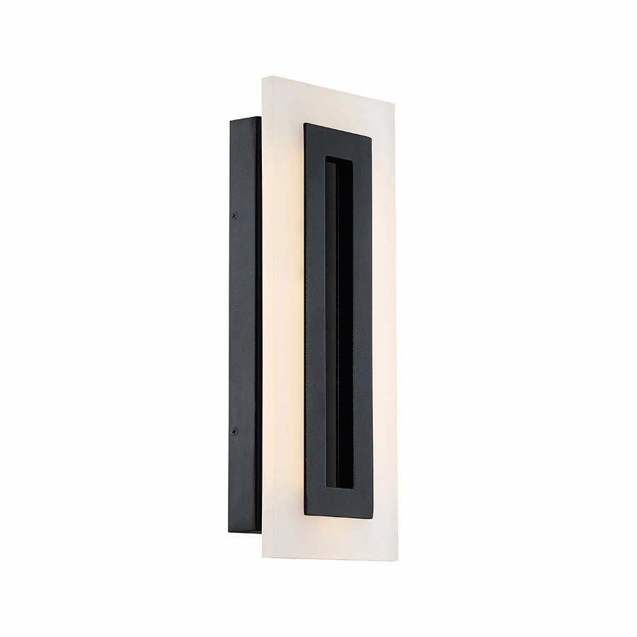Shadow LED Outdoor Wall Sconce BlackOutdoor wall sconces with motion sensor