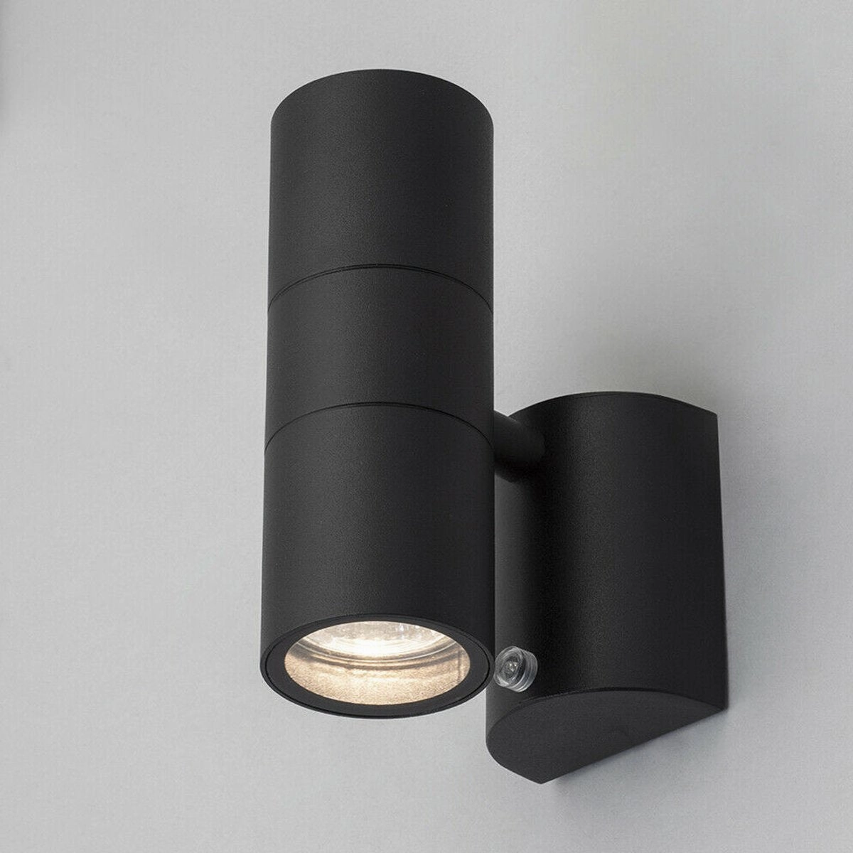 SHARON - CGC Black Dual Outdoor Wall Spotlight With Photocell SensorOutdoor wall sconces with motion sensor