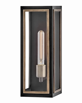 Shaw LED Wall Mount BlackOutdoor wall sconces with motion sensor