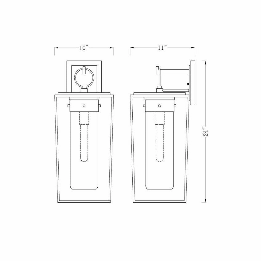 Sheridan 1-Light 24" Outdoor Wall Light