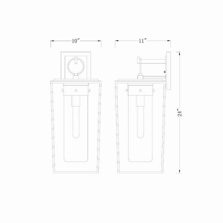 Sheridan 1-Light 24" Outdoor Wall Light