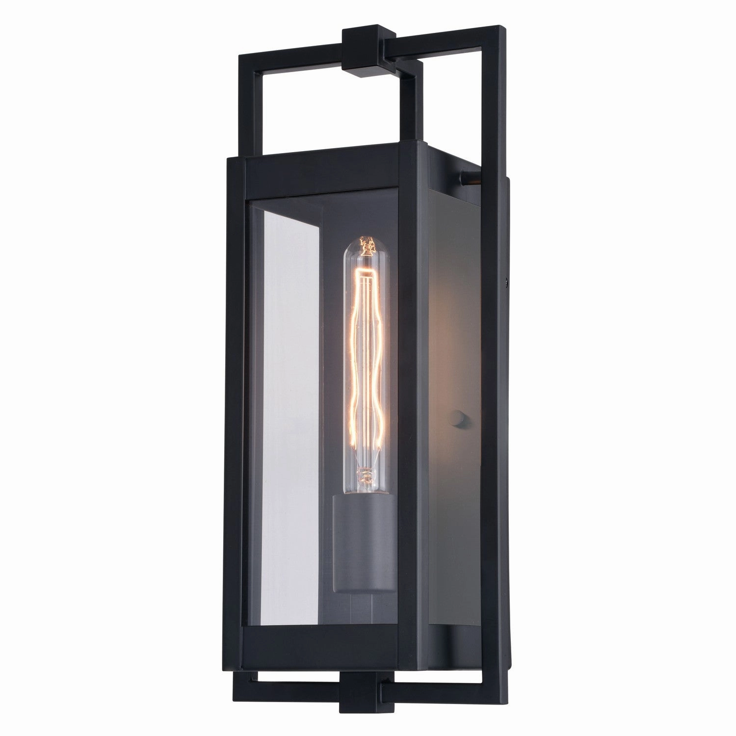 Sheridan One Light Outdoor Wal Mount Matte BlackOutdoor wall sconces with motion sensor