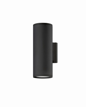 Silo LED Wall Mount BlackOutdoor wall sconces with motion sensor