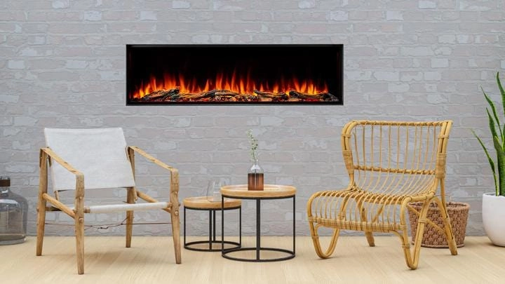 SimpliFire Forum 55-inch Electric Outdoor Fireplace SF-OD55