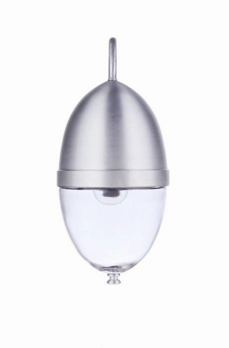 Sivo One Light Outdoor Wall Mount Satin Aluminum