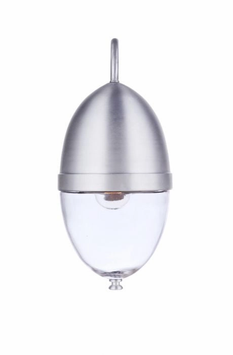Sivo One Light Outdoor Wall Mount Satin Aluminum
