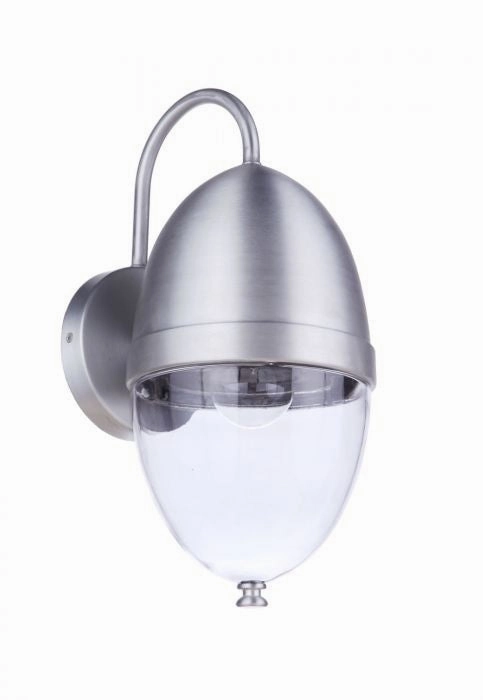 Sivo One Light Outdoor Wall Mount Satin Aluminum