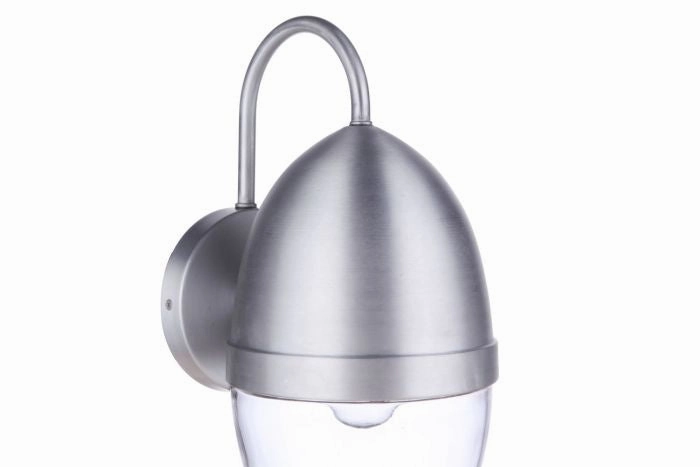 Sivo One Light Outdoor Wall Mount Satin Aluminum