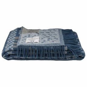 Skaft Marin Wool Blanket modern outdoor garden furniture collection