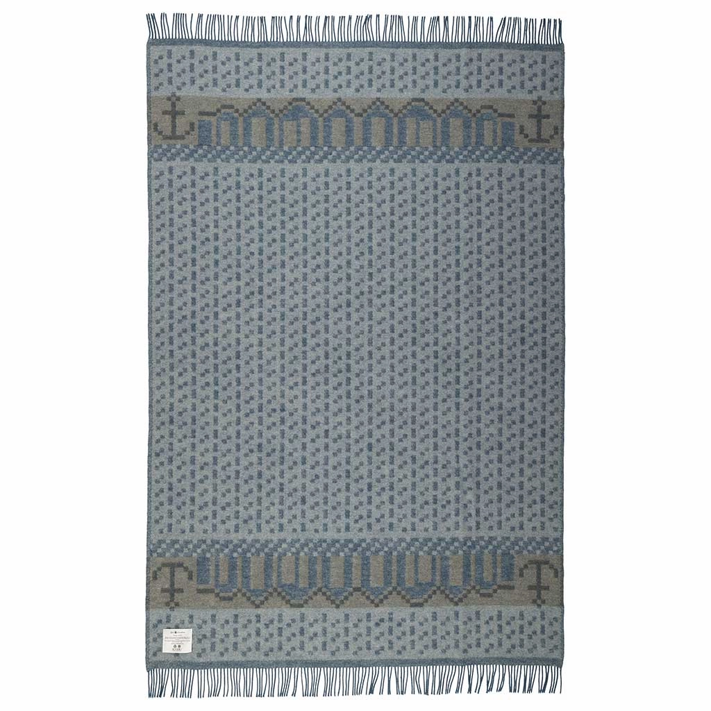 Skaft Marin Wool Blanket