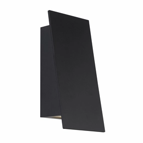 Slant LED Wall Light BlackOutdoor wall sconces with motion sensor