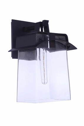 Smithy One Light Outdoor Lantern Aged Bronze BrushedOutdoor wall sconces with motion sensor